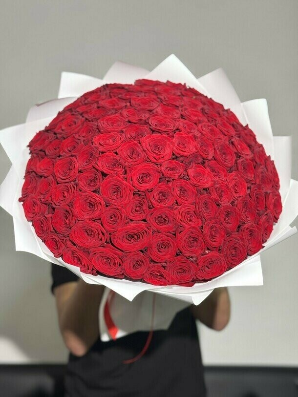 Букет из 101 розы 😍😍😍